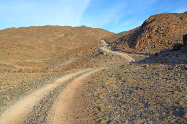 istock Rocky dirt road in the Altai Mountains 963374772