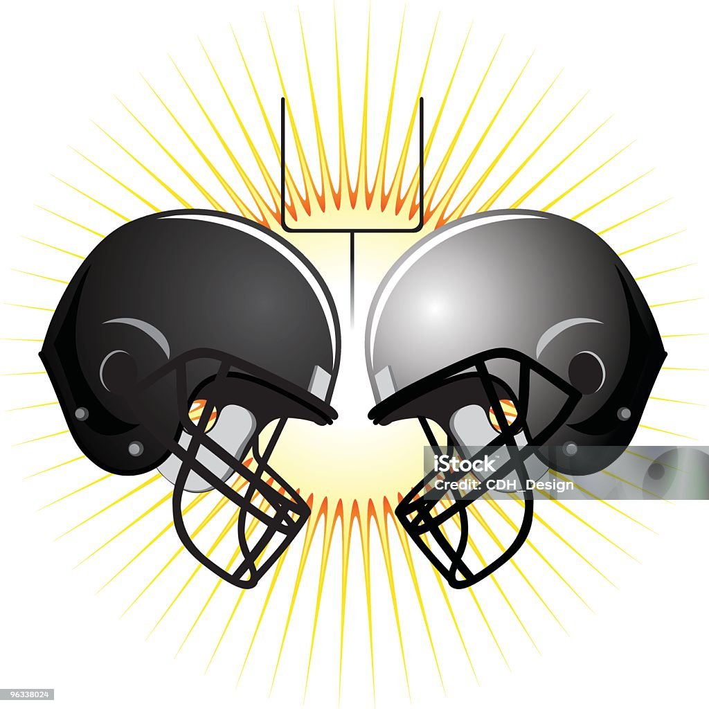 American Football Helmets  American Football - Ball stock vector