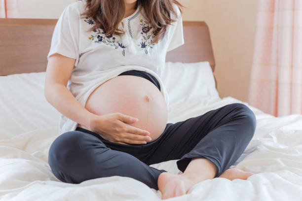 istock Pregnant woman portrait 963382874