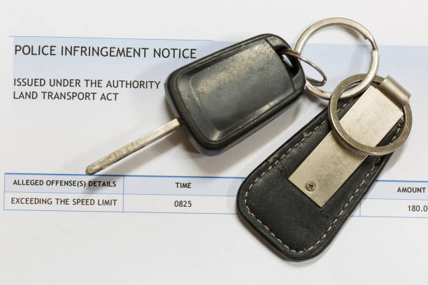 istock A traffic fine and car keys. 963384272
