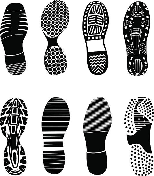 Stampe scarpa - illustrazione arte vettoriale