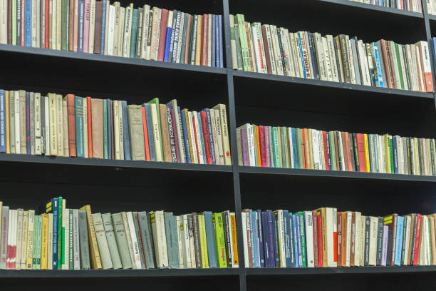 istock VILNIUS, LITHUANIA - APRIL 2018 -  Bookshelves in the library w 963385686