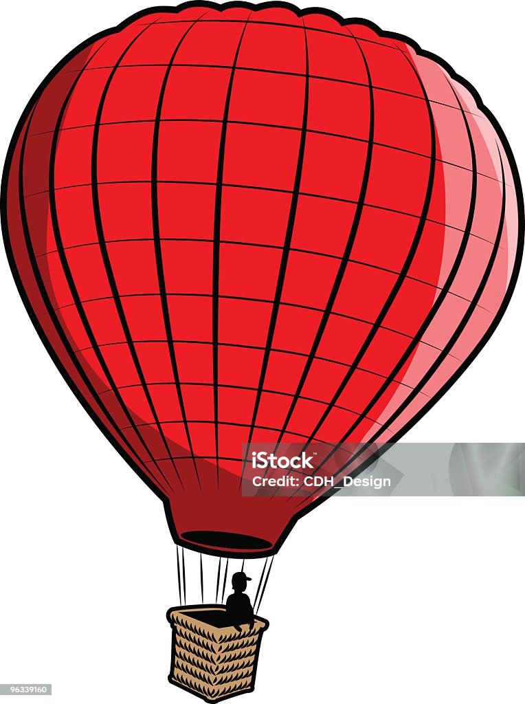 En de montgolfières - clipart vectoriel de Montgolfière libre de droits