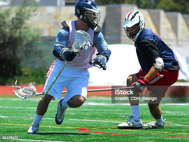 Foto de Jogadores De Lacrosse e mais fotos de stock de Lacrosse - Lacrosse, Brincar, Campo