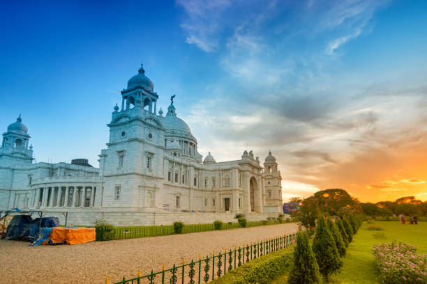 istock Sunset at Victoria Memorial, Kolkata 963394918