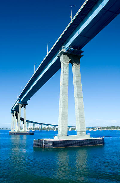 istock Coronado Bridge in San Diego over blue water 96339500