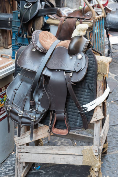 istock Leather Saddle to the Naples market 963398000
