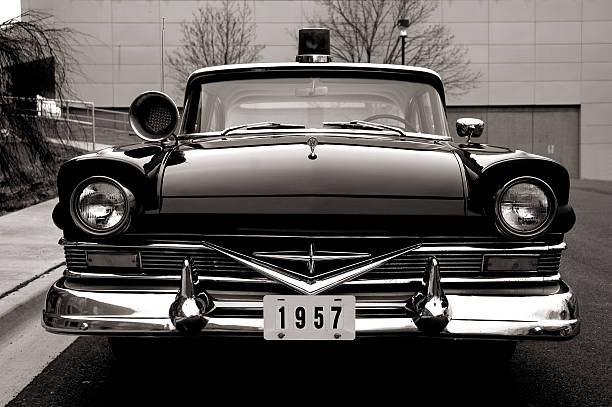 istock Vintage Police Cruiser 96340293
