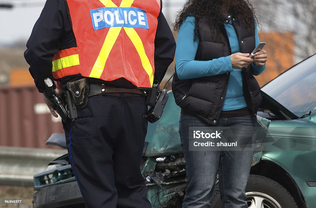 Accidente escena de - Foto de stock de Cuerpo de policía libre de derechos