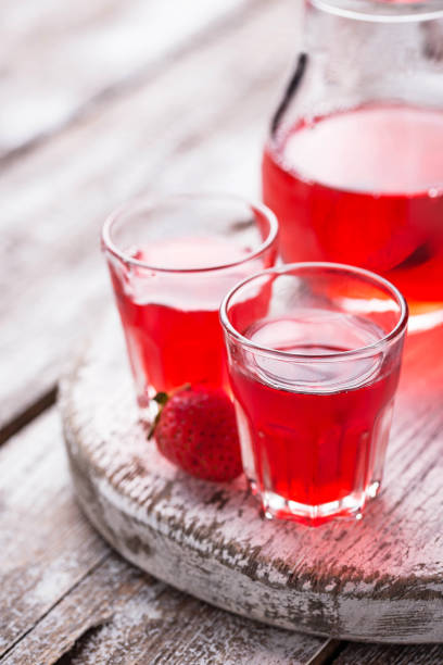 istock Strawberry liquor in a glasses 963404238