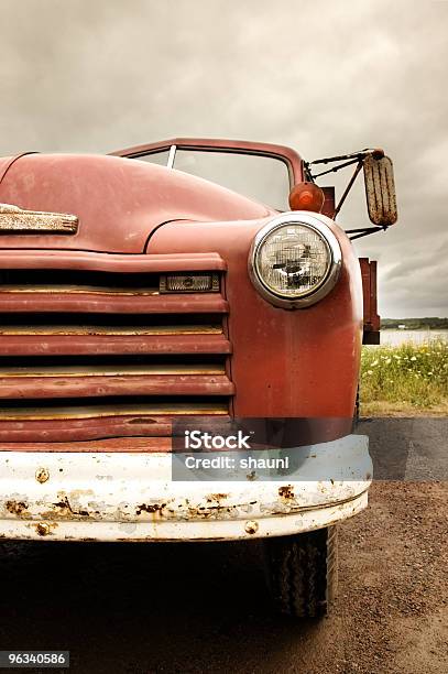 Antique Farm Truck Stock Photo - Download Image Now - Ford - Crossing, Ford - Northumberland, Pick-up Truck