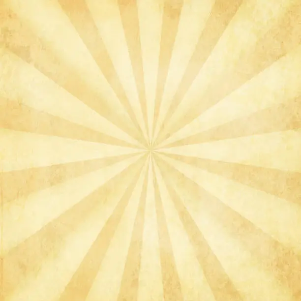 Vector illustration of Vector illustration of grunge light brown sunburst