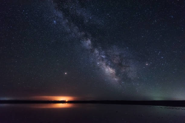 istock The Milky Way on the grassland is very beautiful 963421284