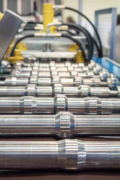 istock Rolls of a forming machine for manufacturing a metal profile 963427418