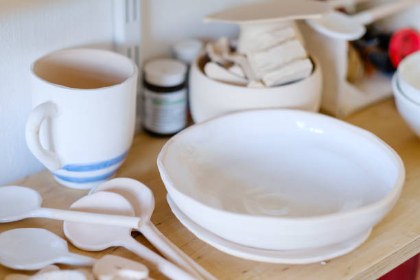 istock handmade crockery artisan workshop clay mug bowl 963429064