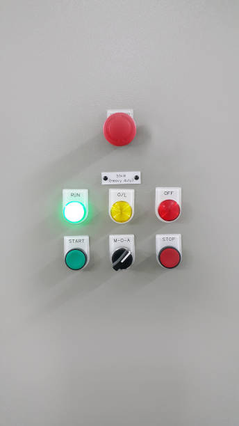 istock electrical part and accessories in the  control cabinet , control and power distributor,lockout ,tagout 963431538