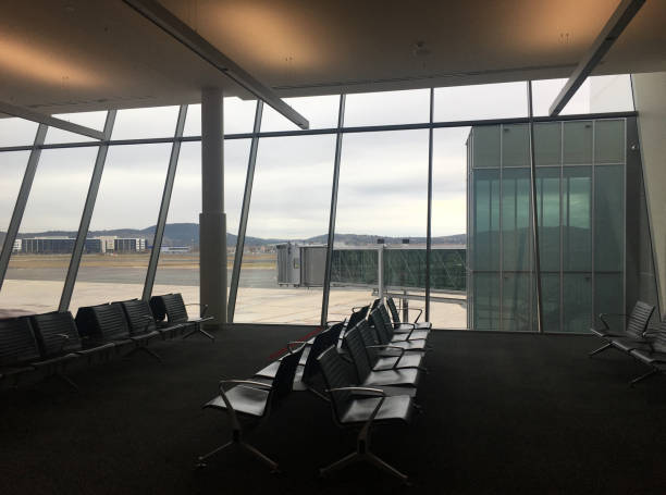 istock Departure gates at an airport 963431822