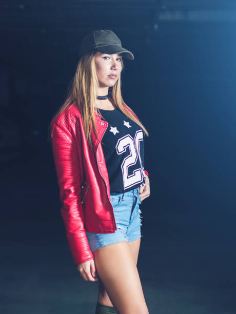 istock Sexy Girl in Parking Garage 963437170