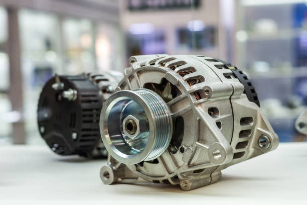 istock Car alternator. The main source of electrical energy in the car 963439954