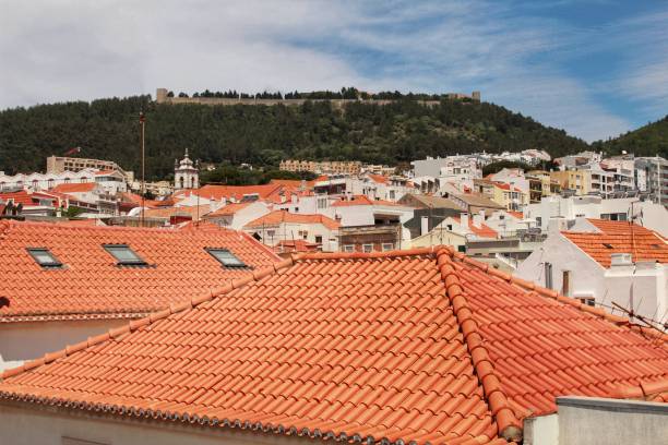 istock Sesimbra village views from the roof 963442718