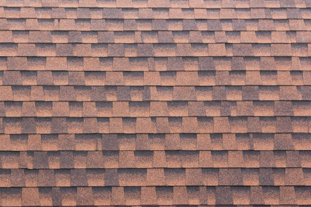 istock brown Roof shingles background and texture 963458028