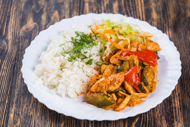 istock food cuisine Rice with chiken 963474510