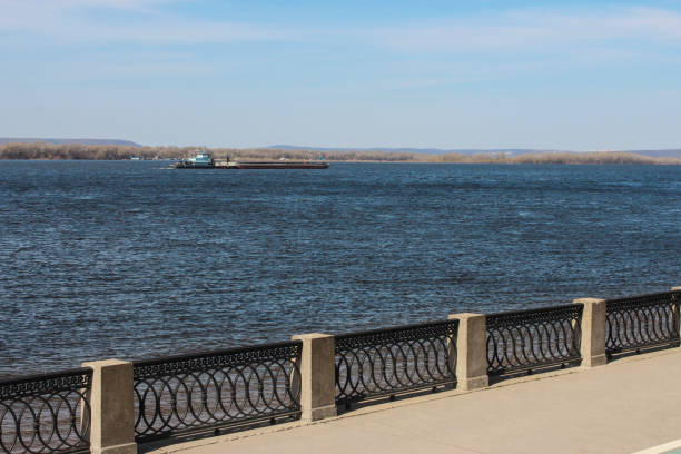 istock The Volga embankment in Samara in the spring 963474834