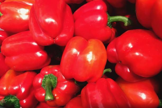 istock red vegetable pepper on store shelves 963507398