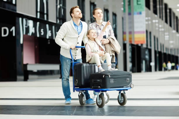 istock Travelers in airport 963509652