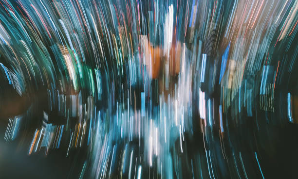 istock Blurred abstract bokeh background of the city 963514740