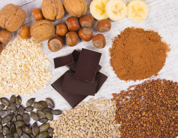 istock Products containing magnesium. Healthy food. 963518728
