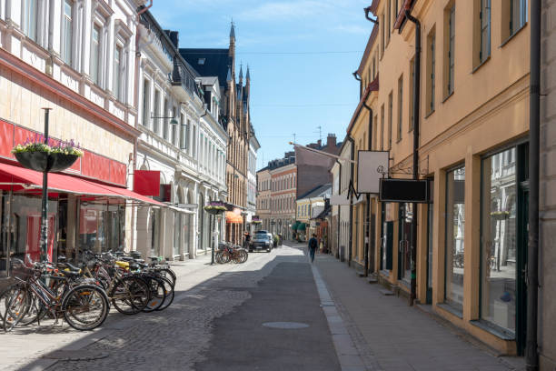 istock Shopping street in Lund Sweden 963518754