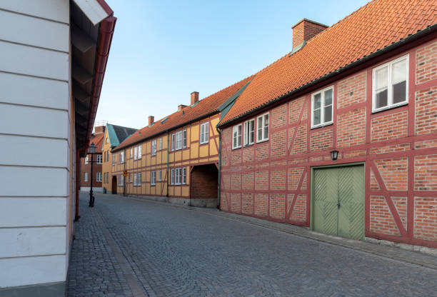 istock Stone paved street in Ystad Sweden 963525040