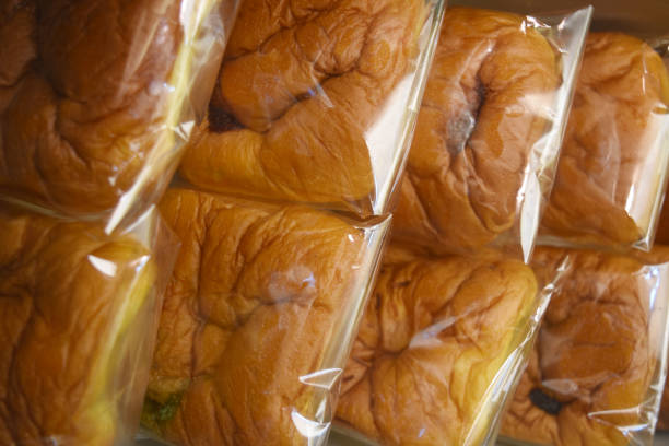 istock Cakes in plastic packaging ready for sale 963527960
