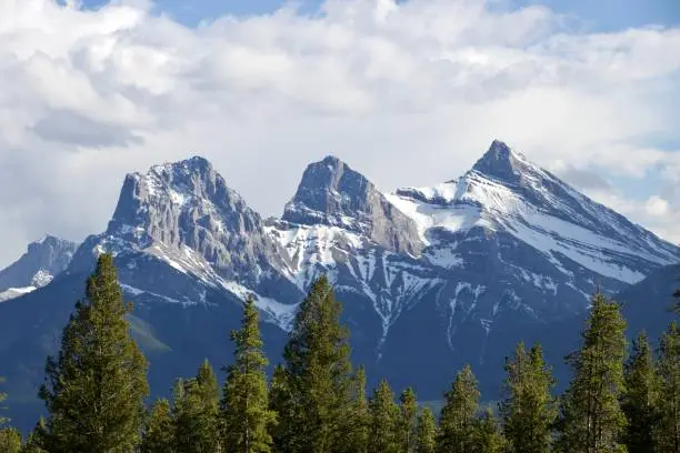 The Three Sisters mountain range