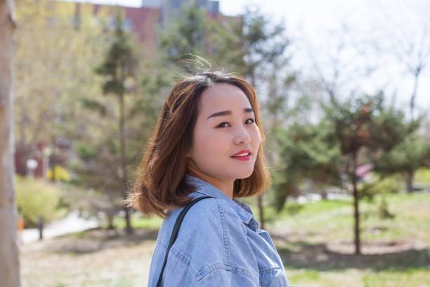 Young female student looking at camera