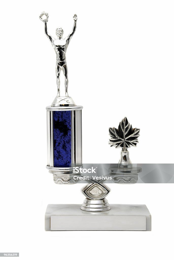 Troféu prêmio Silver - Foto de stock de Chapa de Inscrição royalty-free