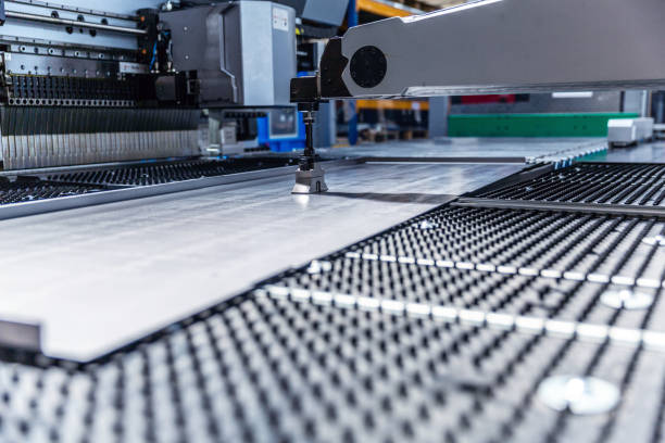istock Close-up View of CNC Milling Machine 963563254