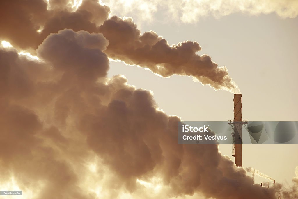 Brun Pollution bouffantes - Photo de Pollution libre de droits