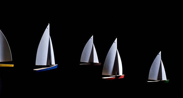 istock Wooden Toy Sailing Boats 96357658
