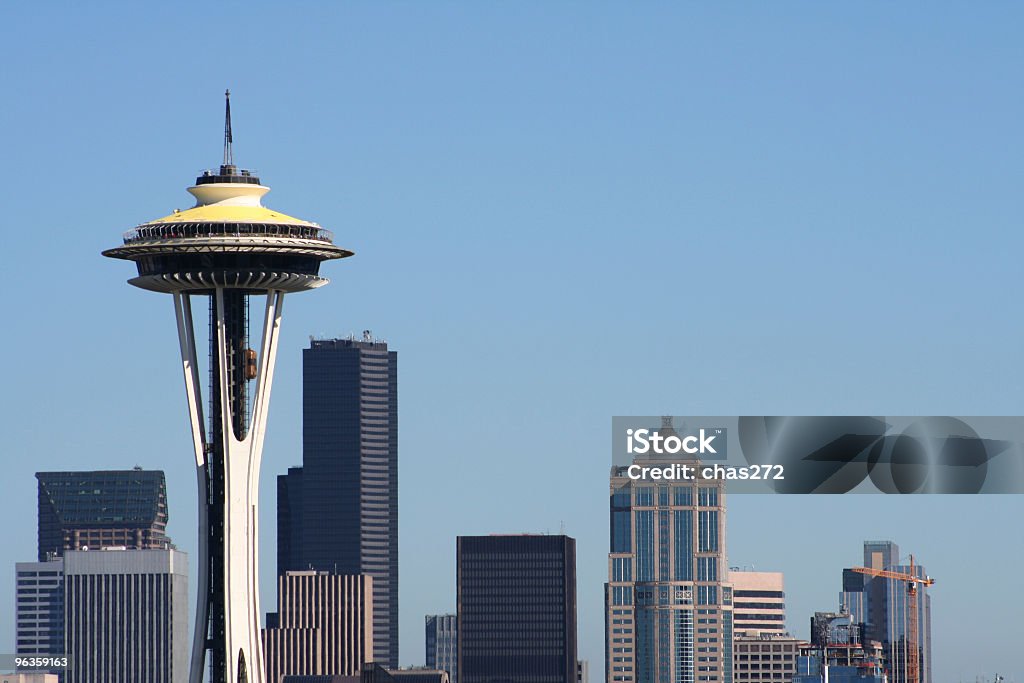 Horizonte de Seattle - Foto de stock de Space Needle royalty-free