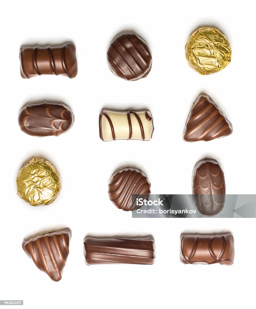 VariadosStencils Bombons de chocolate - Royalty-free Figura para recortar Foto de stock
