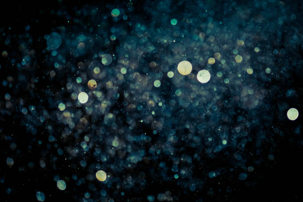 istock Christmas blur bokeh background texture abstract light glittering stars on bokeh. glitter vintage lights background 963660560