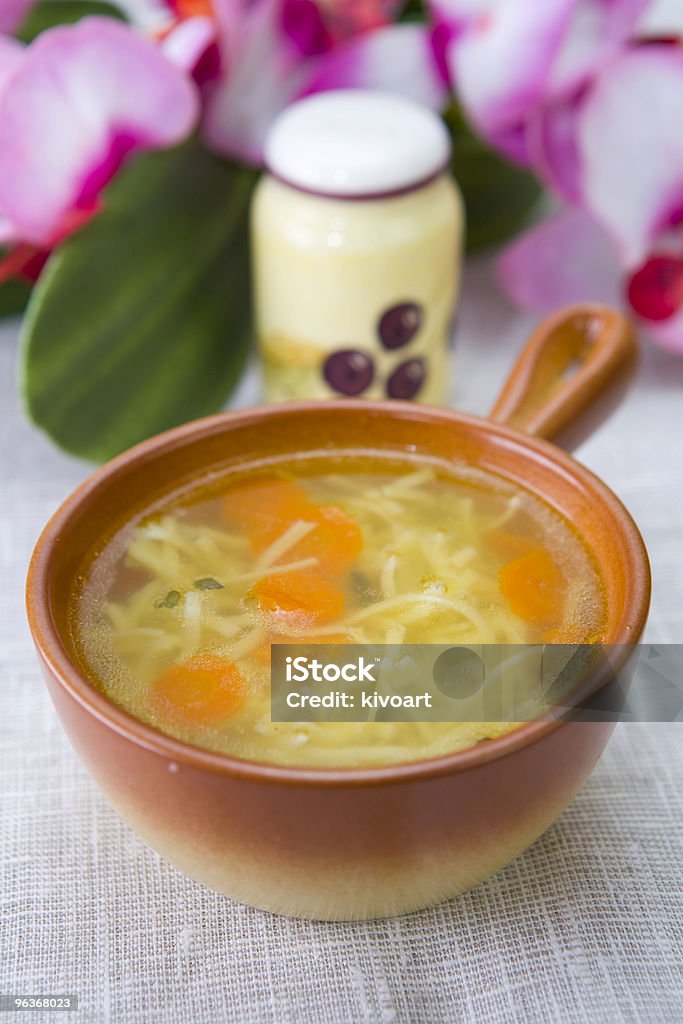 Broth Carrot Stock Photo