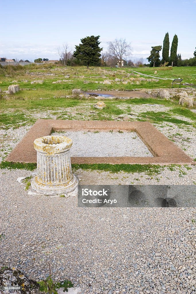 Impluvium (Paestum, Italia - Foto stock royalty-free di Antica Roma