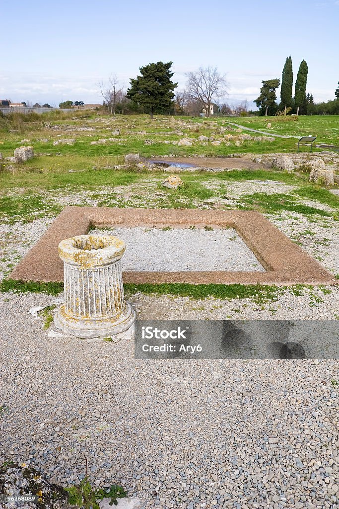 Impluvium (pesto, Itália - Foto de stock de Arqueologia royalty-free