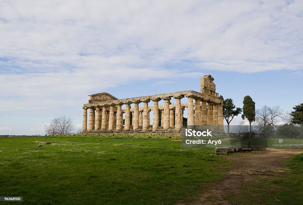 Tempio di Atena (Paestum, Italia - Foto stock royalty-free di Paestum