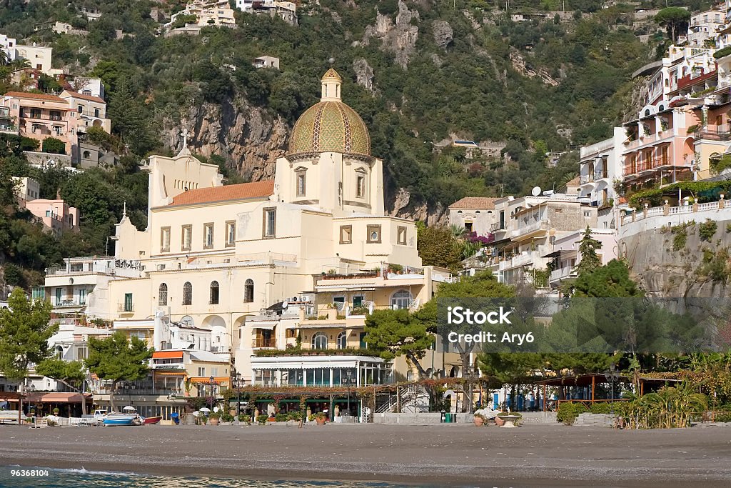 Positano (costiera amalfitana, Italia - Foto stock royalty-free di Ambientazione esterna