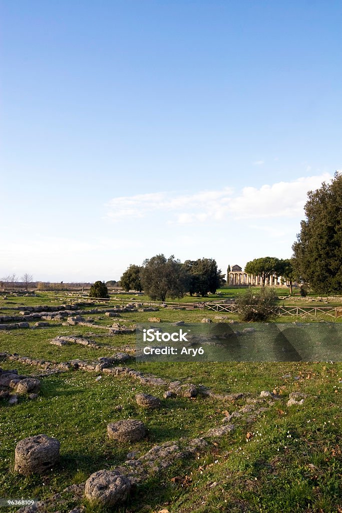 Tempio di Atena (Paestum, Italia - Foto stock royalty-free di Antica Roma