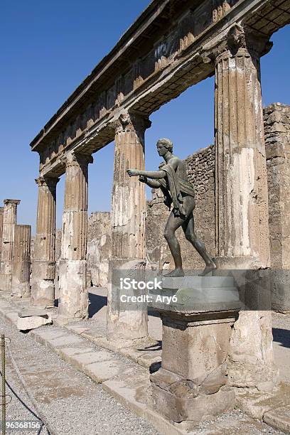 Tempio Di Apollo In Pompei - Fotografie stock e altre immagini di Antica Roma - Antica Roma, Archeologia, Bronzeo